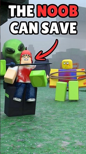 The Noob Can Save Dino From Alien In 99 Night In The Forest 😭