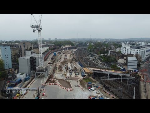 HS2 Construction Euston Approaches and station