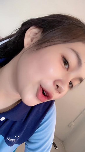 Stylish Blue and White Happy Logo Shirt Unveiled