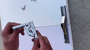 90 Degree Folding Door/Shelf Hinge Hidden Bracket Table Holder Furniture Parts (4pc)