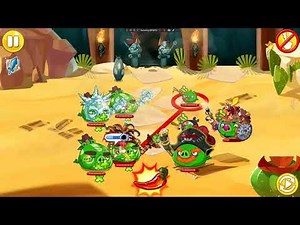 Angry Birds Epic - Cave Ice Dark Shaman and Witch doctor in team / Rage Montage Frosty Summer turkey