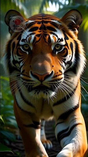 Tiger Walking Slowly in the Forest 🌿 | 4K UHD | #4KUHDFILMS