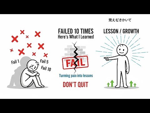 What I Learned from Failing 10 Times in a Row | Lessons from Failure (Part 2)