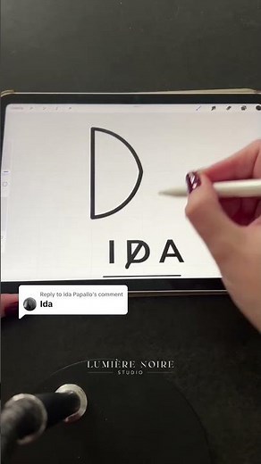 Master Procreate: Stunning Logo Design with Papallo Ida #designprocess #adobeillustrator #procreate