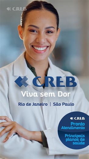 O CREB chegou em São Paulo! A mesma dedicação, excelência médica e olhar humano que fazem parte da história do CREB, agora mais perto de você — com estrutura moderna, tecnologia e um cuidado completo voltado ao sistema musculoesquelético. ✨ CREB | Referência em cuidados do sistema musculoesquelético no Brasil | CREB