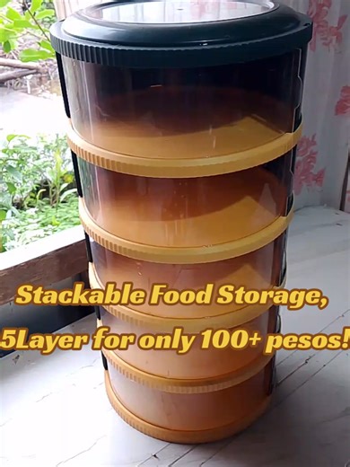 5-Layer Stackable Food Storage Solutions