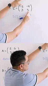 Easy way to calculate the determinant of a 2x2 matrix