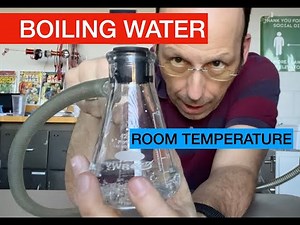 What are the bubbles in boiling water? How can you boil water at room temperature?