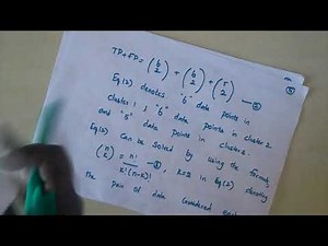 Lecture 17- Rand index Calculation