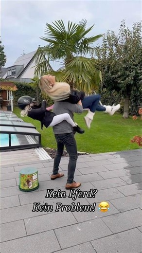 Kein Pferd? Kein Problem! 😂 #viral #fyp #funny #cowboys #pferd #cowgirl #comedy #lustig