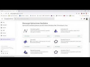 ¿Cómo descargar GeoGebra 5.0?