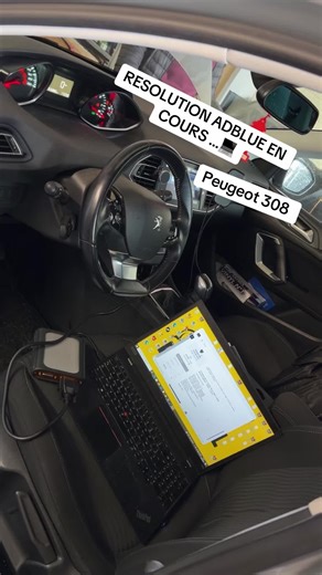 Résolution adblue pour ce Peugeot 308#reprogrammation #electronic #adblue #calculateur #peugeot @oise performance motorsport