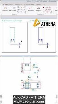 ATHENA - AutoCAD 24/7 Lernen bei uns im E-Learning #autocad #athena #construction #architecture #2d