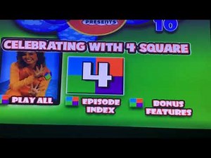 Celebrating With 4 Square DVD Menu Walkthrough