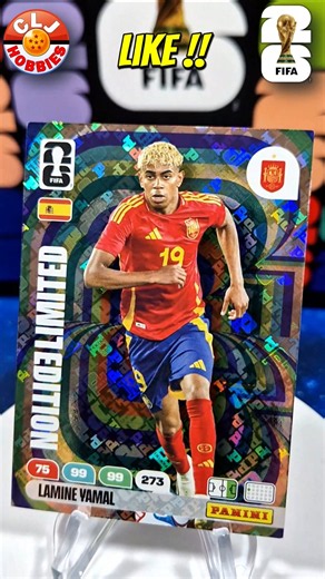 LAMINE YAMAL LIMITED EDITION FIFA WORLD CUP 2026 PANINI #shorts #cljhobbies #fifaworldcup2026