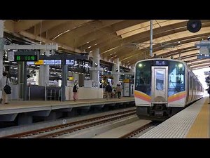 新・新潟駅 列車発着風景【4K 60p】