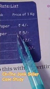 The Junk Seller | Class 4 Maths NCERT #Shorts#Class4Maths#TheJunkSeller#NCERT#MathsForKid#MoneyMath