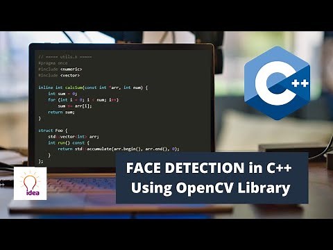 Face Detection in C++ Using OpenCV library | C++ Project