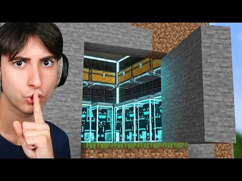 I Built a Superhero Secret Base in Minecraft