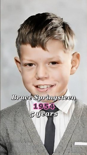 “The Boss”:The evolution of Bruce Springsteen over the years.#usa #fyp #band #brucespringsteen
