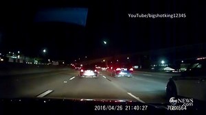 WATCH: Green fireball streaking across the California sky Tuesday night caught on dashcam. The Griffith Observatory says the flash of light was caused by "space junk.” http://bit.ly/1YTd2Mc | Good Morning America