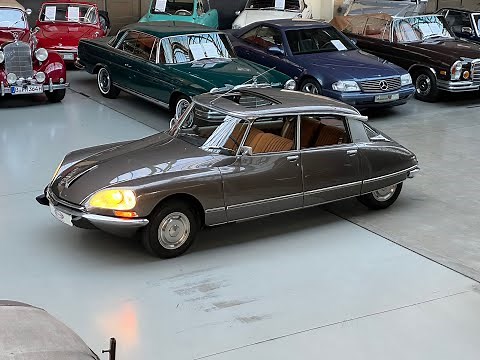 Rundgang Citroën DS 23 I E Pallas mit originalem Schiebedach, 1973
