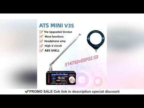 V3S AMNVOLT Mini SI4732 DSP Radio Receiver with Hi-Z, Headphone Amplifier Circuit FM AM SSB LSB USB