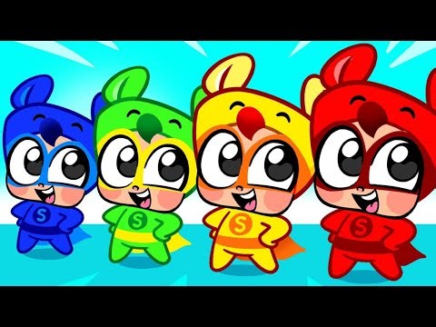 Rainbow Baby Superhero Team! 🌈🦸🏻🦹🏼‍♀️ Rescue Adventure 💪 Fun For Toddlers 🥰 Nursery Rhymes