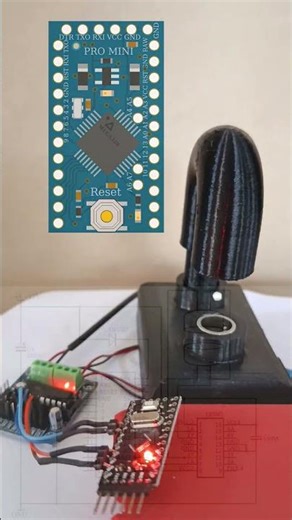 ✨ Levitador con ultrasonido HC-SR04 y Arduino Mini #shorts controlado con puente H L293D a 40kHz