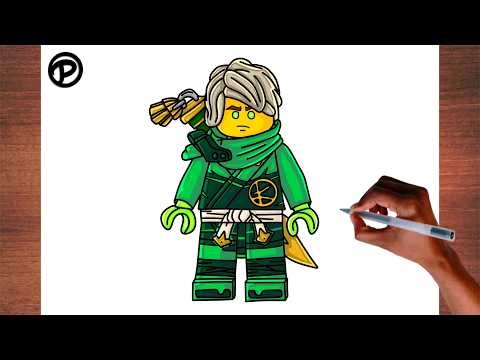 How To Draw Lloyd from Ninjago Dragons Rising Easy Drawing Step by step