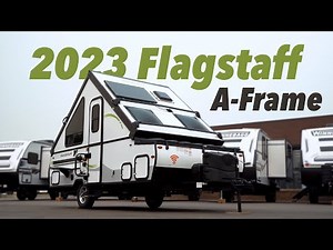 A Spacious Pop Up Camper - 2023 Flagstaff Hard Side A-Frame | Markquart RV