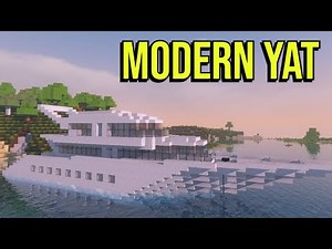 MİNECRAFT MODERN YAT YAPIMI - NASIL YAPILIR? / MINECLIX TUTORIAL