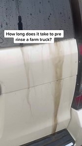 How long does it take to pre rinse a farm truck? #carcleaning #farmtruck #autodetail #carwashing | Detail Studio