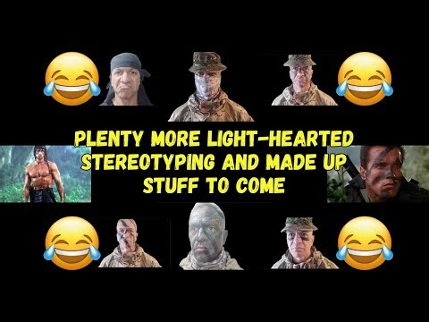 Different Types of Soldiers Applying Camouflage pt 1 | Light-hearted fun