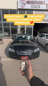 "Luxury meets performance! 🚀🔥 The 2008 Toyota Mark X 300G Premium packs a 3.0L V6 engine with 256HP, RWD for ultimate driving pleasure, and 17” alloy wheels for a sleek stance. Smooth, powerful, and built for the streets! 🏎️💨 Would you take this beast for a spin? 👀👇 #ToyotaMarkX #MarkX300G #JDMNation #LuxurySedan #V6Power #JDMPerformance #CarEnthusiast #AutoLife #DriveItLikeYouStoleIt #ShaalXotic #markxlover #MarkX #MarkX300G #sportscar #LuxurySedan #LuxuryCars #ToyotaMarkX #toyotasedan #C