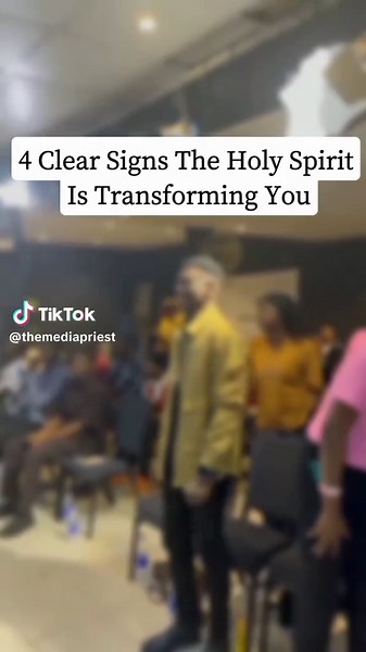 IF YOU SEE THIS SIGNS, THEN THE HOLY SPIRIT IS WORKING IN YOU 1. You have a growing desire for God You just want to know God. you crave spending time with God 2. You understand scriptures better scriptures becomes an avenue where you know God better 3. Clear changes in your character You begin to walk in the fruit of the spirit. your old nature begins to fade away 4. You treat people with kindness how you treat others is a sign of how much work the Holy Spirit has done in you. if you want to be 