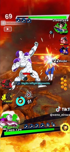 Frieza Battles: A 1v3 Showdown