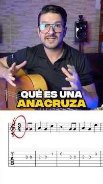 Anacruza = Compás incompleto 🎸 ¿Conocías este concepto?