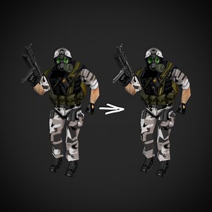 Restored Human Grunt addon - Half-Life