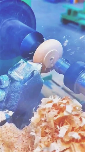 Wood Lathe Machine Operation: Crafting Wooden Pieces