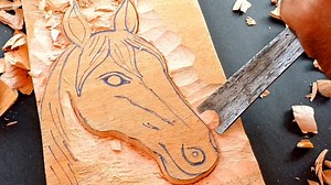 wood carving art. Wood carving ideas. Wood carving Horse.wood carving for beginners. How to wood carving. #wood carving #Horsevideo #woodart #woodworking #woodcarvinghorse #artwork #wood | UP wood art