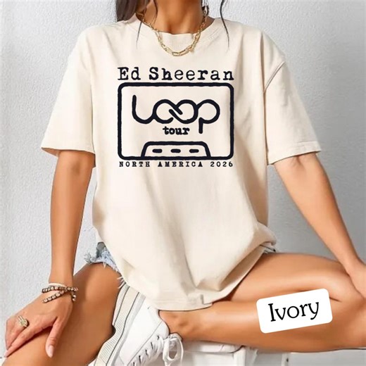 Ed Sheeran Loop Tour T-shirt – North America 2026 Concert Graphic | S–5XL - Etsy
