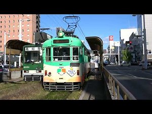 とさでん交通 路面電車 高知県 2025年 4K Tram