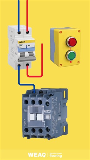 Button Logic Revealed: Contactor Circuit Design。