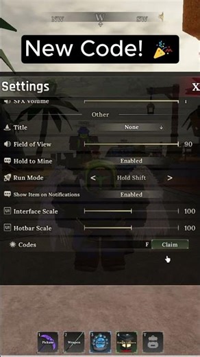 New Code! 🎉 #roblox #gaming #robloxtheforge #games #Code #New