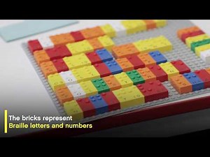 How LEGO® Braille Bricks help kids learn!