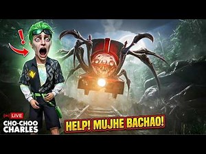 THE SCARIEST TRAIN RIDE! Choo-Choo Charles LIVE Jumpscares!. #shortsfeed #shorts #gaming