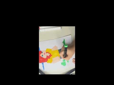 Minecraft Style Girl Drawing 🎮🎨. #art#drawing#minecraft#cartoon#markerart#character#cuteart