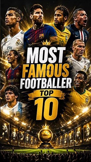 Top 10 Most Famous Football Players in the World 🌍⚽ (2026)