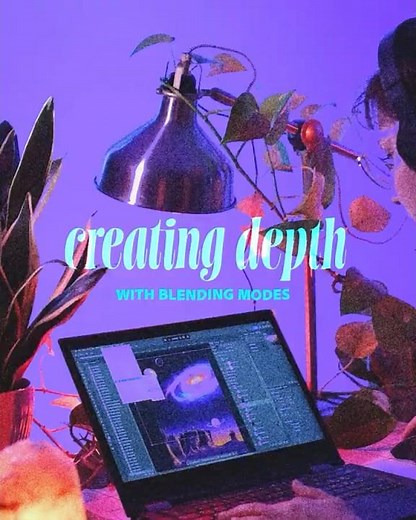 Tutorial: Create Depth in Digital Art Using Blending Modes in #Photoshop #shorts